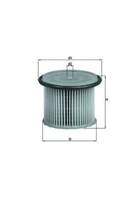 Mahle kx63 fuel filter - kx63/1,