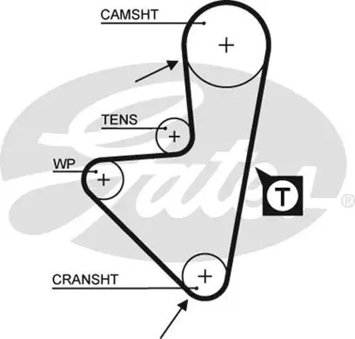 Timing belt kit water pump - timing,