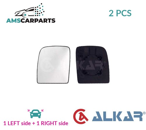 Rear view mirror glass pair - rear,