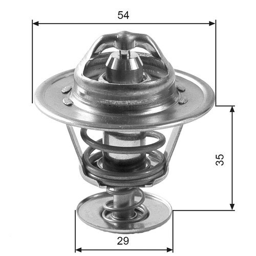 Thermostat coolant gates - coolant,