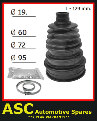Durable stretch boot kit - stretch, cv