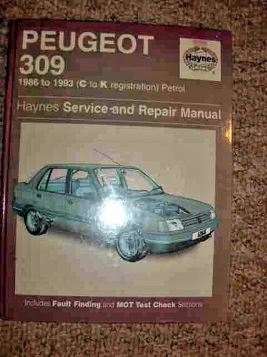 Peugeot 309 workshop manual - 309,