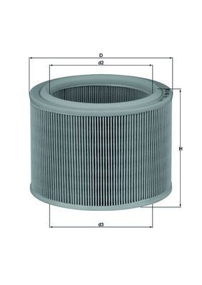 Mahle lx486 air filter - lx486,
