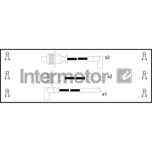 Leads ignition cables kit - ht,