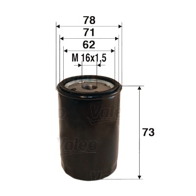 Valeo 586034 oil filter - 586034-oe,