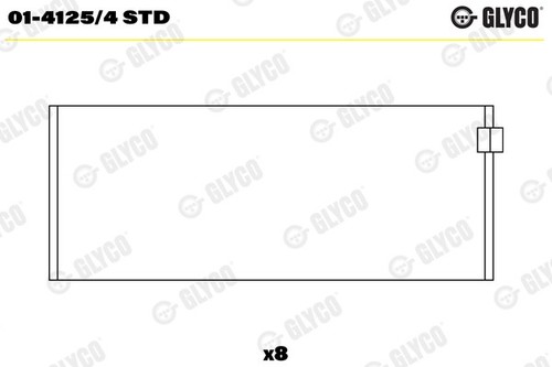 Glyco 4125 std big - glyco, 01-4125/4