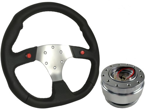 Chrome sports steering - chrome,