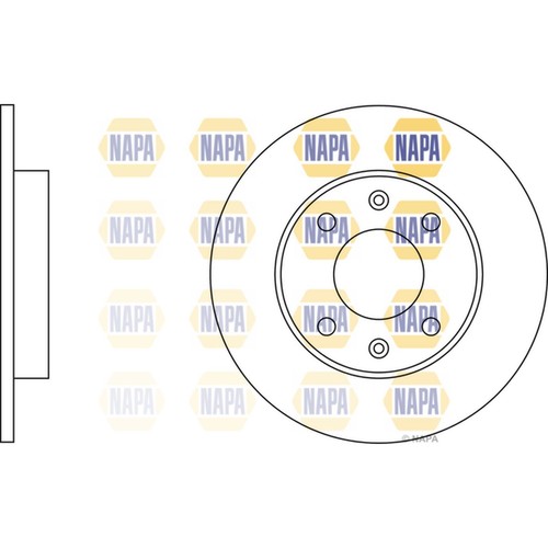 Brake discs solid - 2x,