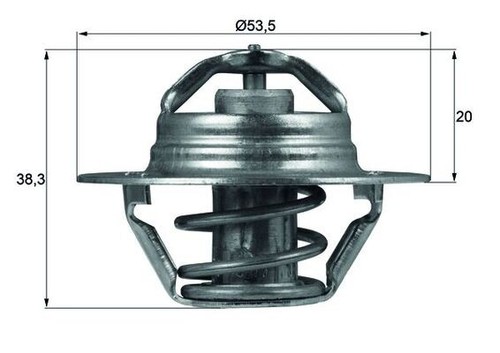 Mahle 88d thermostat - tx, 88