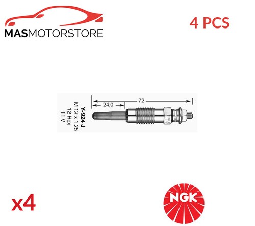 Engine glow plugs - plugs, ngk