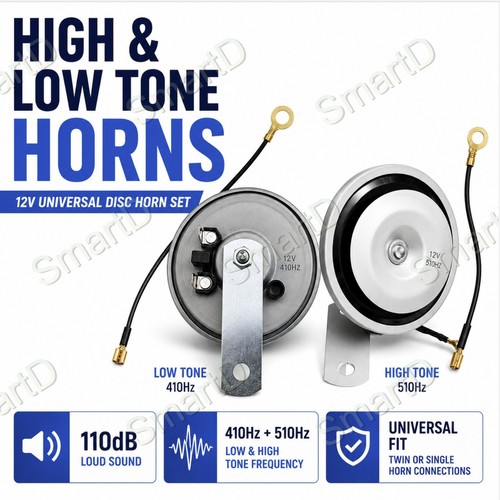 12v loud twin car horn - 12v,