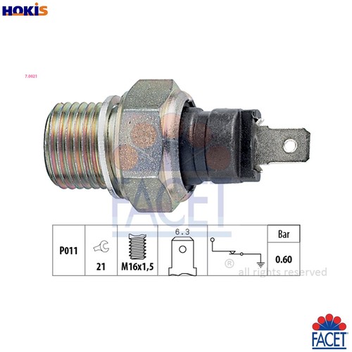 Oil pressure switch 0021 for - switch, 7.0021