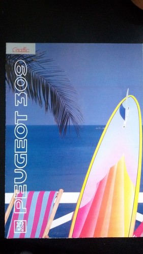 Peugeot 309 graffic brochure - graffic,
