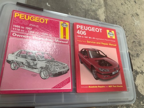 Peugot 309 and 406 - -, haynes'
