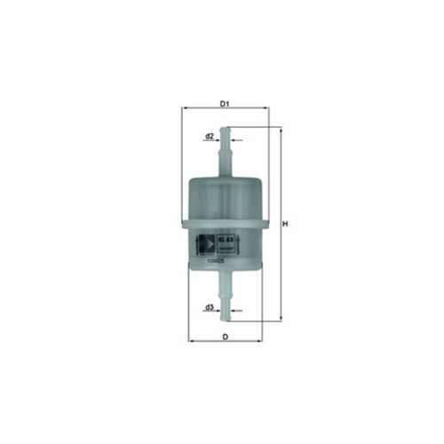 Fuel filter kl63 mahle - mahle, 7500612