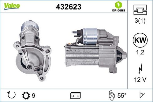 Starter valeo 432623 for - starter,