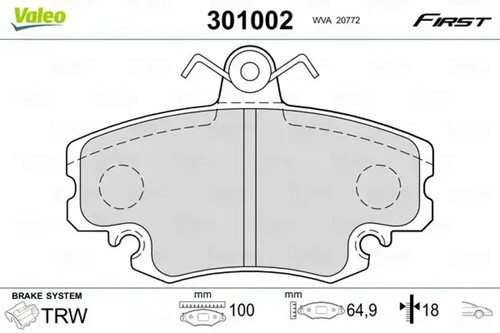Brake pads front - brake,