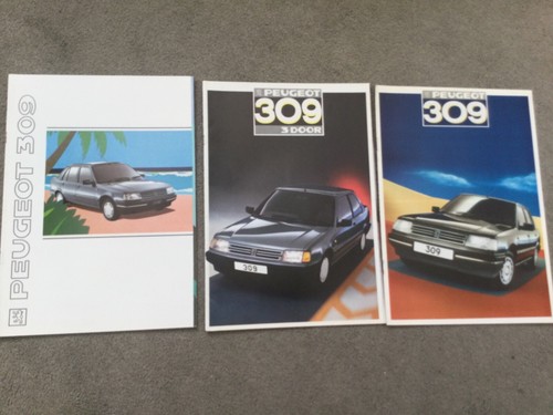 Peugeot 309 brochures - brochures,