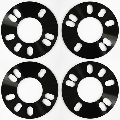 5mm wheel spacers black - 5mm,