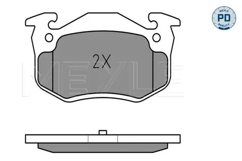 Brake pads rear axle 025 - pads,