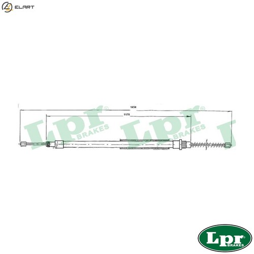 Cable pull parking - pull, brake