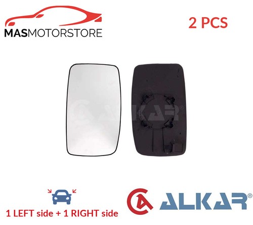 Rear view mirror glass pair - rear,