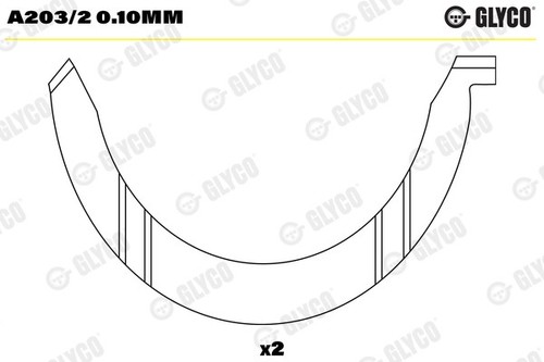 Glyco a203 10mm - a203/2, thrust