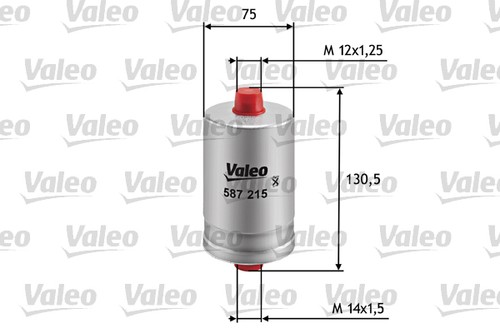Valeo 587215 fuel filter - 587215-oe,